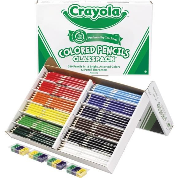 Colored Pencils Classpack (240 Ct), Bulk Classroom Supplies, Colored Pencils - Picture 2 of 8
